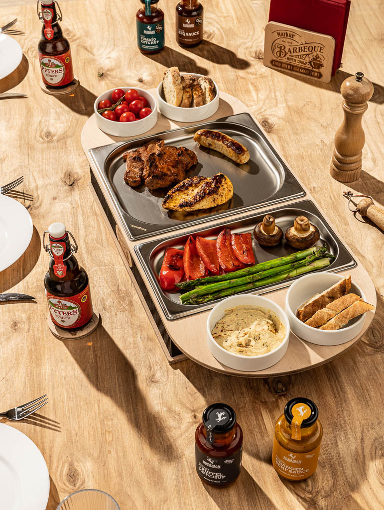 ABVERKAUF BBQ Boards mit Schalen