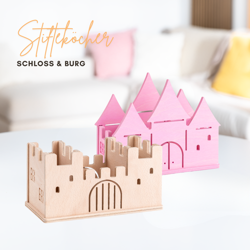 Potloodhouder sprookjeskasteel