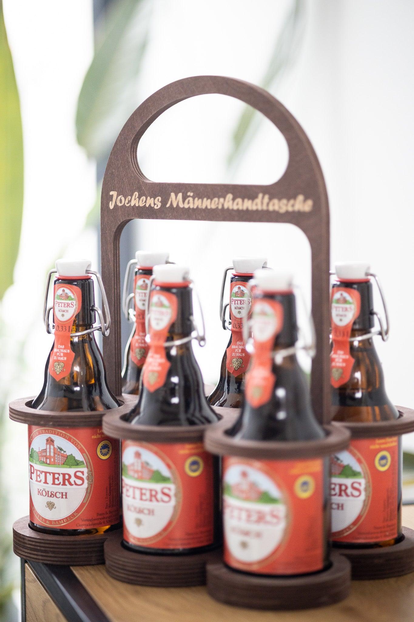 Bierträger - Männerhandtasche - INEXTERIOR